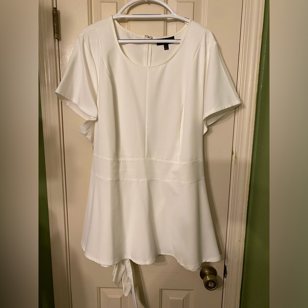 Winter white blouse